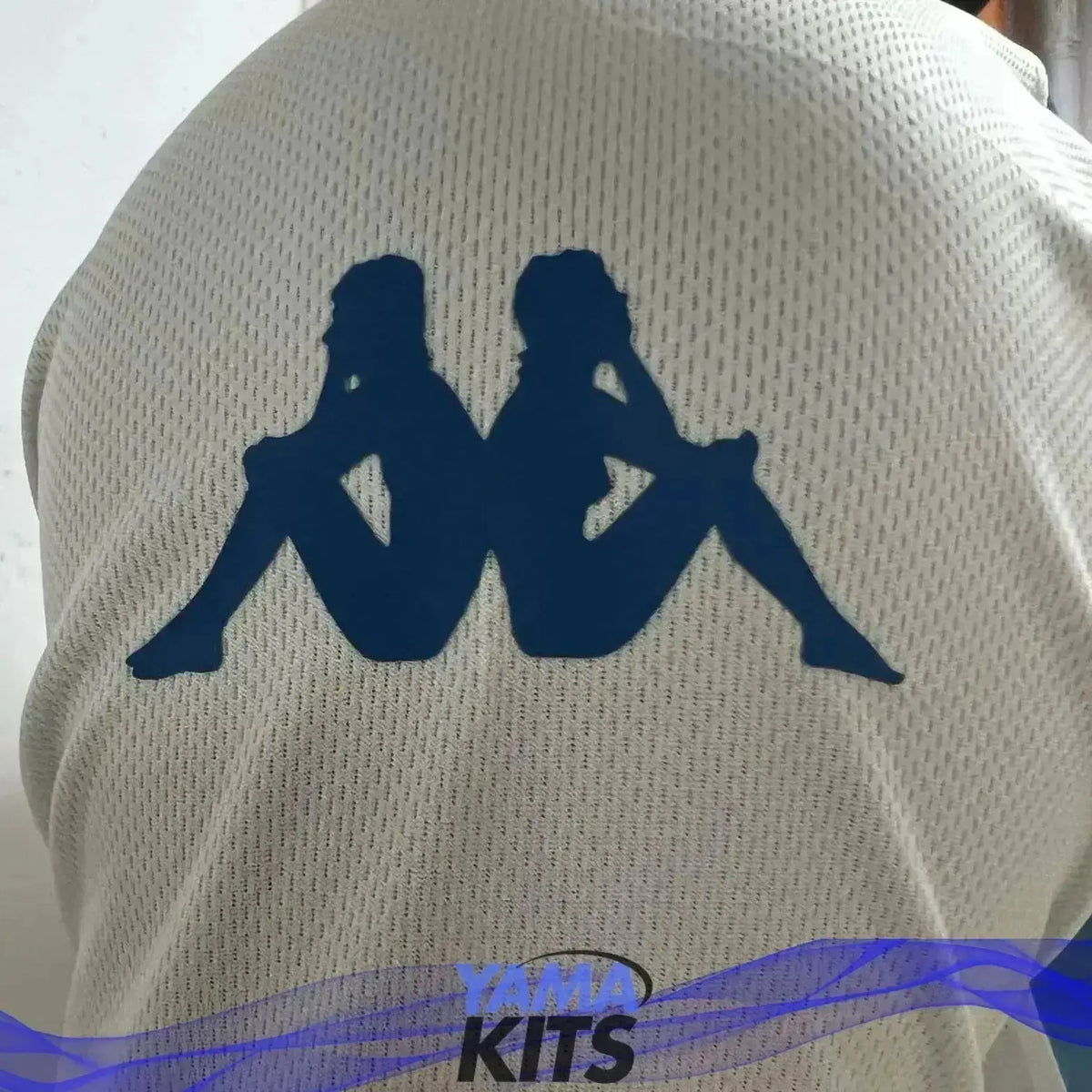 MAILLOT AS MONACO EXTÉRIEUR "BLANC, BLEU" 2023/2024 Version Player YamaKits Foot
