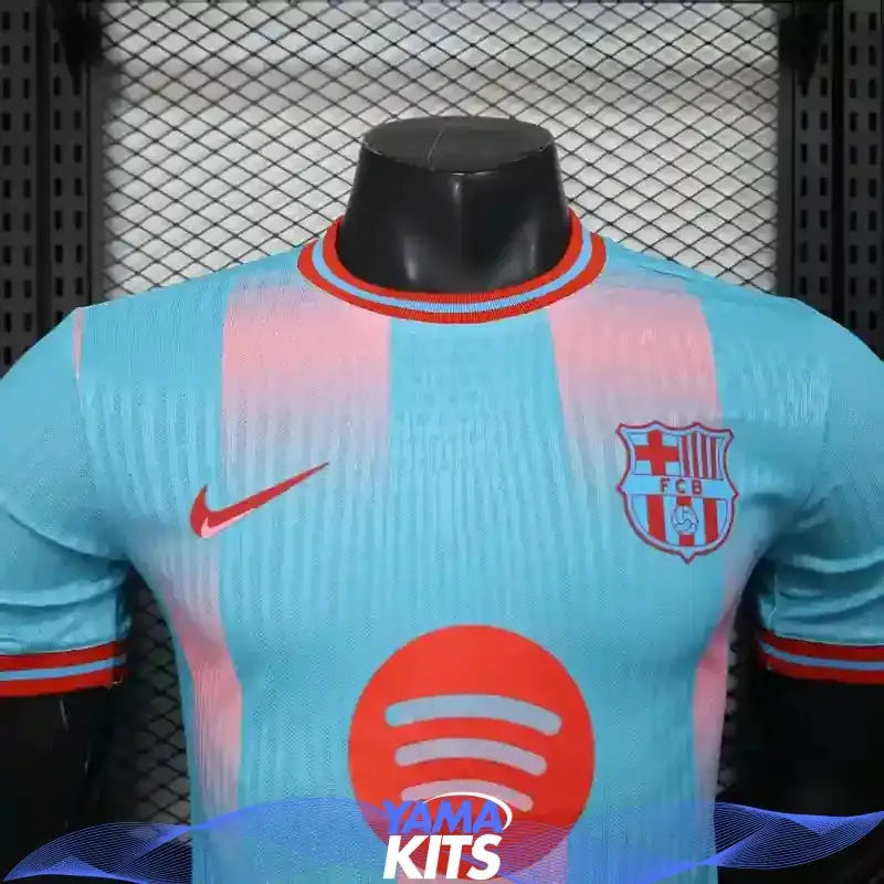 MAILLOT BARCELONE CONCEPT " Bleu, rose" 2025/2026 Version Player YamaKits Foot