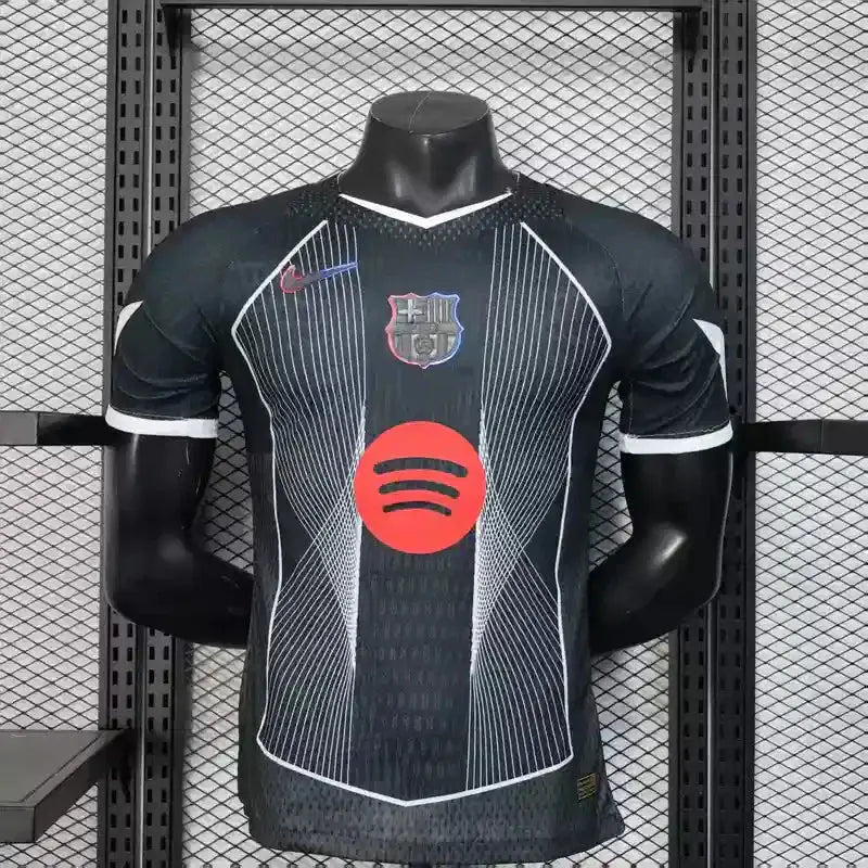 MAILLOT BARCELONE CONCEPT "noir" 2025/2026 Version Player YamaKits Foot