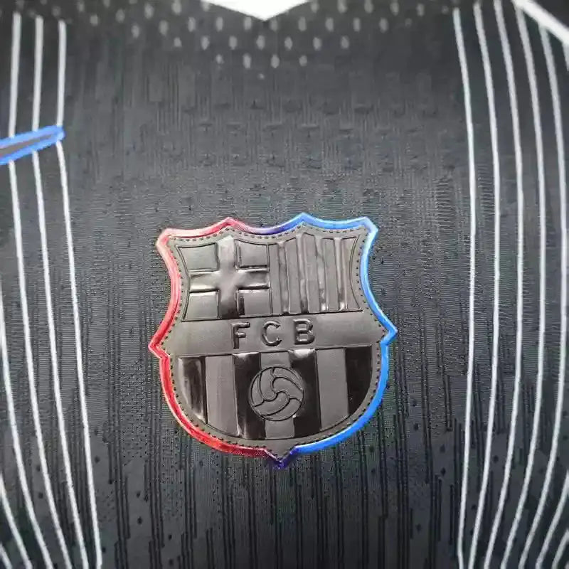 MAILLOT BARCELONE CONCEPT "noir" 2025/2026 Version Player YamaKits Foot