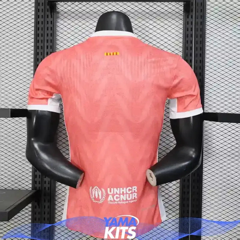 MAILLOT BARCELONE CONCEPT "rose, blanc" 2025/2026 Version Player YamaKits Foot