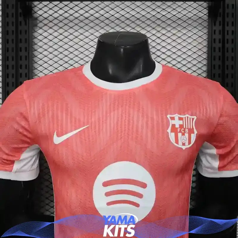 MAILLOT BARCELONE CONCEPT "rose, blanc" 2025/2026 Version Player YamaKits Foot