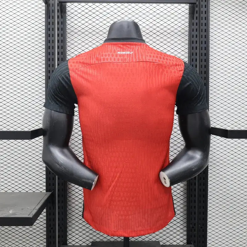 MAILLOT BAYER LEVERKUSEN DOMICILE 2024/2025 Version Player YamaKits Foot