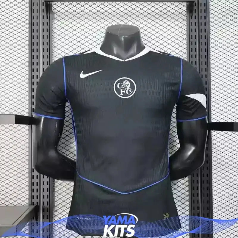 MAILLOT CHELSEA CONCEPT "Noir" 2025/2026 Version Player YamaKits Foot