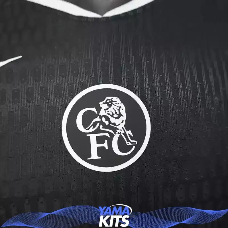 MAILLOT CHELSEA CONCEPT "Noir" 2025/2026 Version Player YamaKits Foot