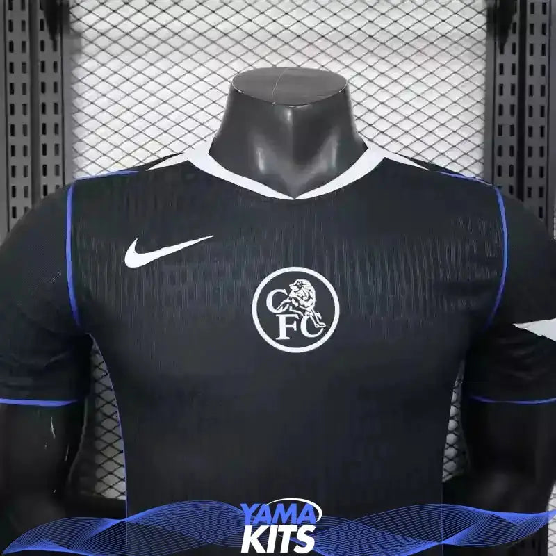 MAILLOT CHELSEA CONCEPT "Noir" 2025/2026 Version Player YamaKits Foot