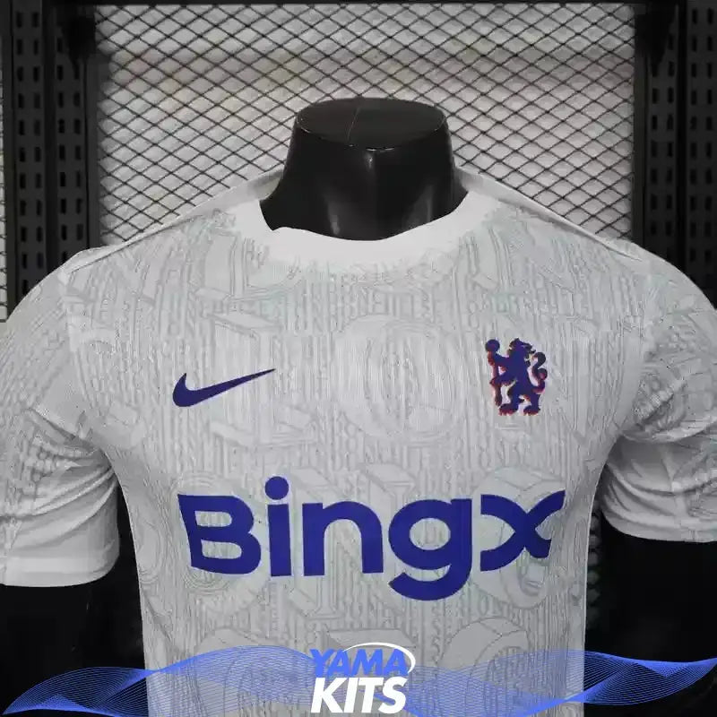 MAILLOT CHELSEA ENTREPRISE "Blanc" 2025/2026 Version Player YamaKits Foot