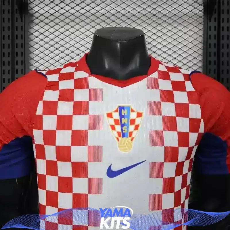 MAILLOT CROATIE DOMICILE CDM 2026/2027 Version Player YamaKits Foot