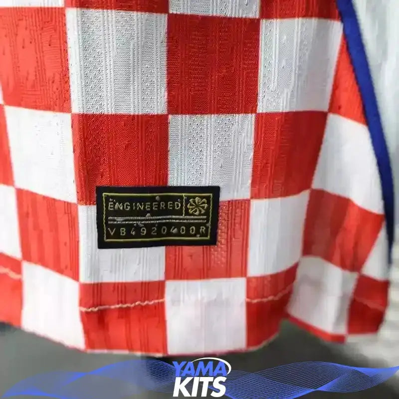 MAILLOT CROATIE DOMICILE CDM 2026/2027 Version Player YamaKits Foot