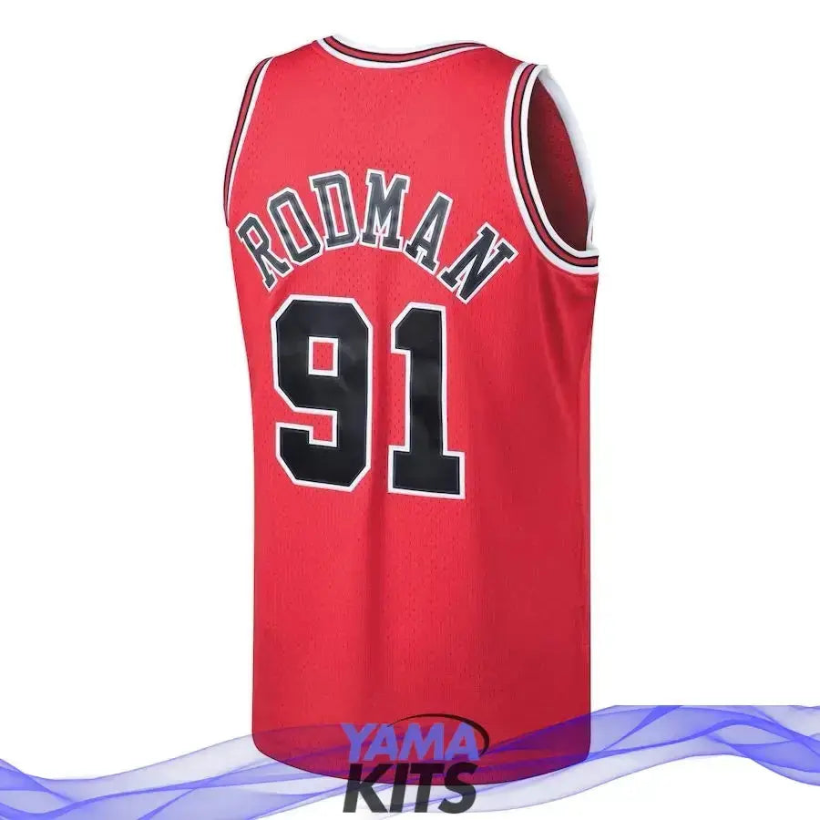 MAILLOT DENNIS RODMAN ROAD SWINGMAN CHIGACO BULLS VINTAGE YamaBasketball