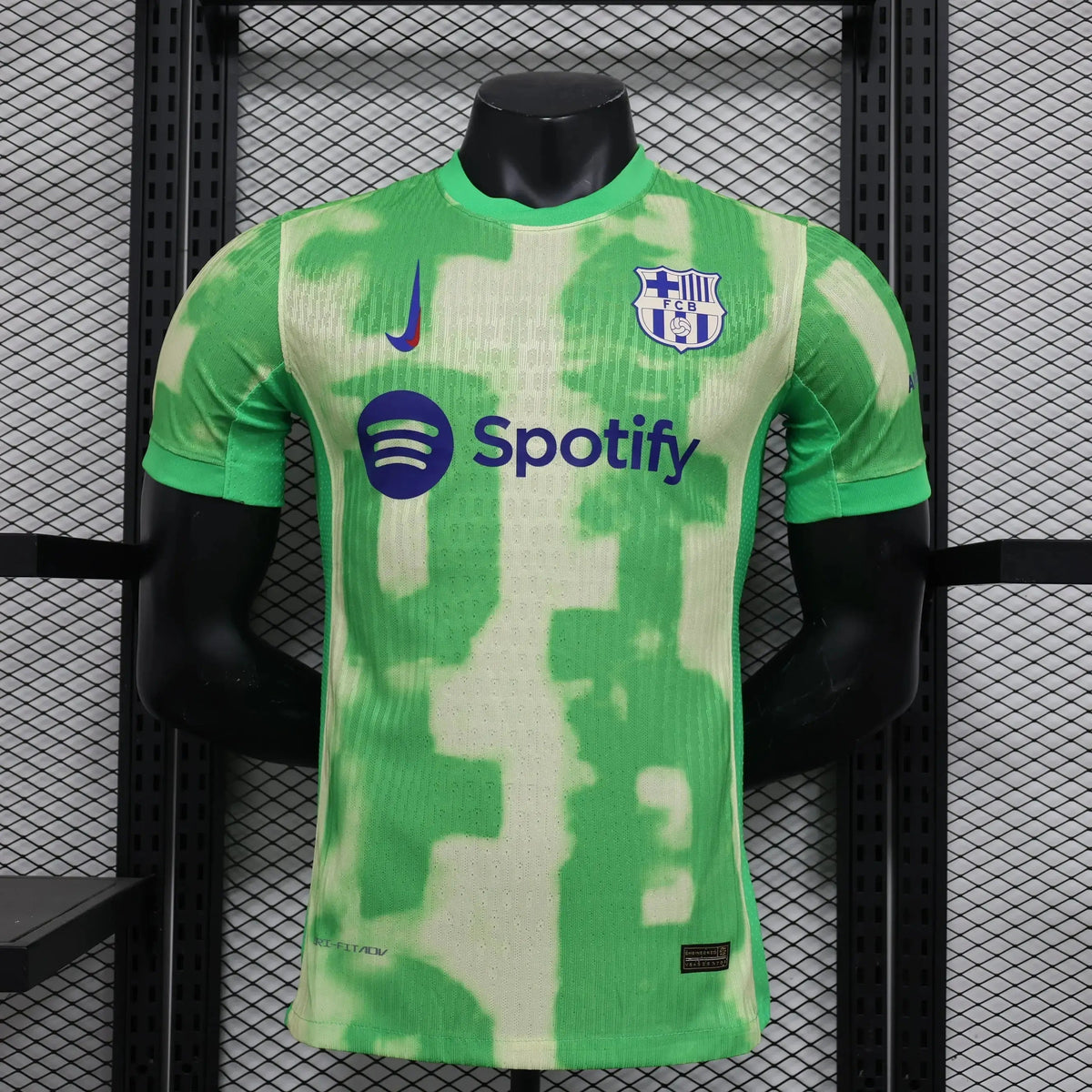 MAILLOT FC BARCELONE THIRD  "Vert" 2024/2025 Version Player YamaKits Foot