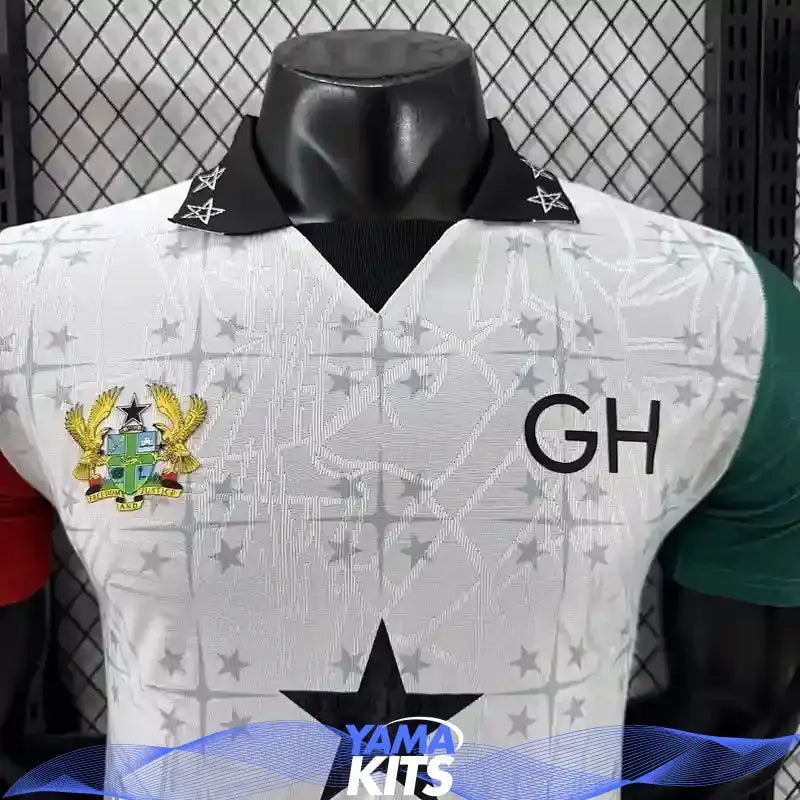MAILLOT GHANA DOMICILE 2026/2027 Version Player YamaKits Foot