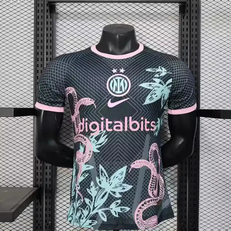 MAILLOT INTER MILAN CONCEPT "Serpent rose" 2024/2025 Version Player YamaKits Foot