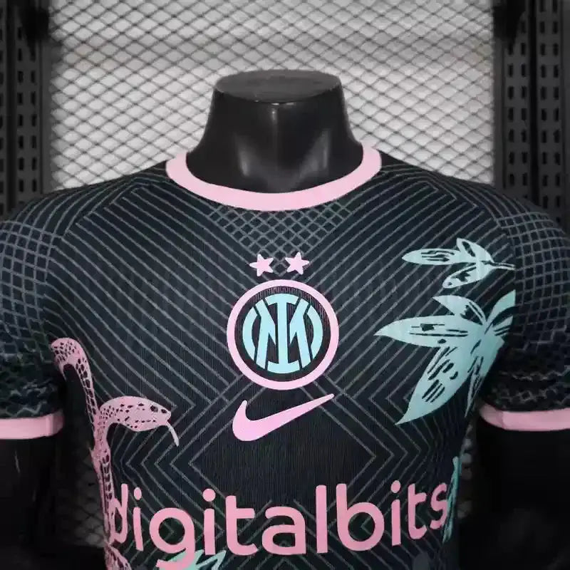 MAILLOT INTER MILAN CONCEPT "Serpent rose" 2024/2025 Version Player YamaKits Foot
