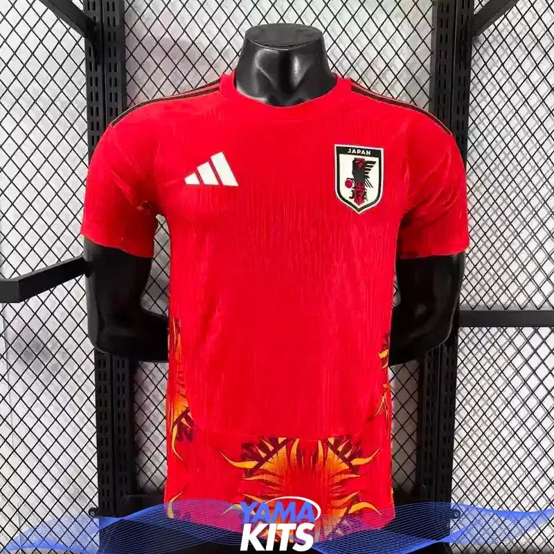 MAILLOT JAPON GARDIEN "Rouge" 2026/2027 Version Player YamaKits Foot