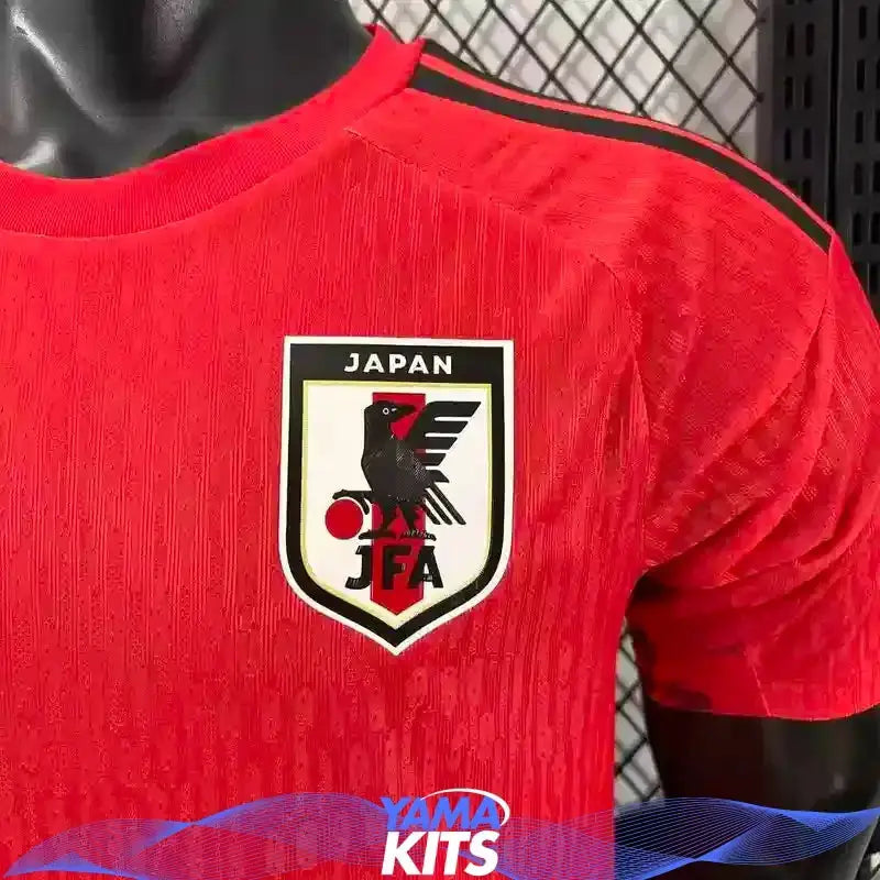 MAILLOT JAPON GARDIEN "Rouge" 2026/2027 Version Player YamaKits Foot