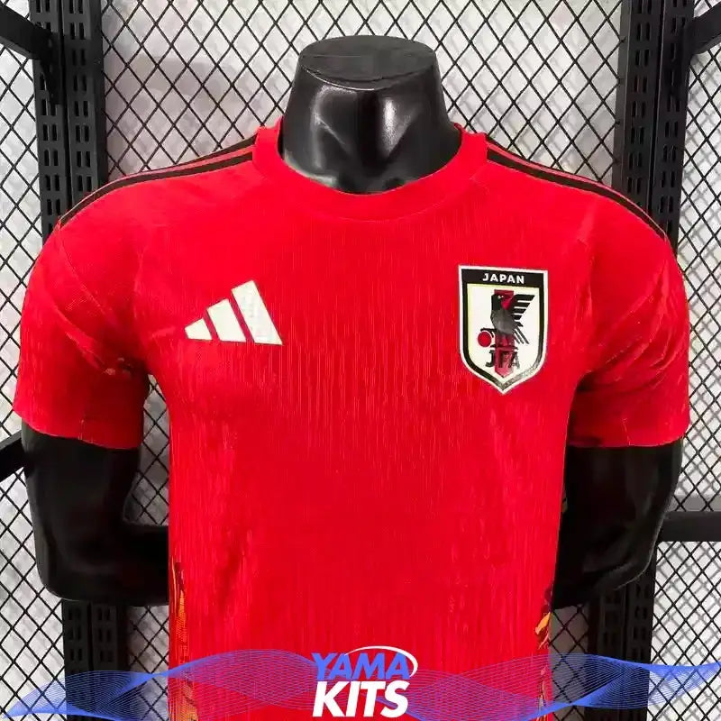 MAILLOT JAPON GARDIEN "Rouge" 2026/2027 Version Player YamaKits Foot