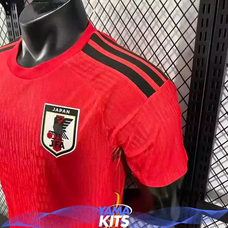 MAILLOT JAPON GARDIEN "Rouge" 2026/2027 Version Player YamaKits Foot