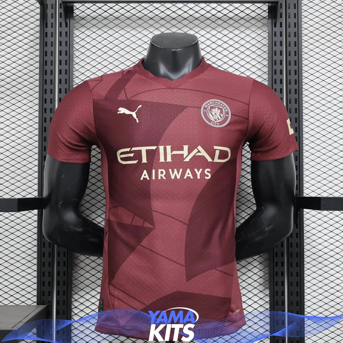 MAILLOT MANCHESTER CITY 2024-2025 Version Player YamaKits Foot