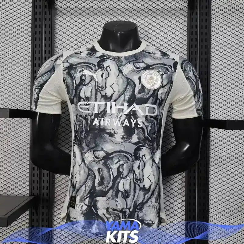 MAILLOT MANCHESTER CITY CONCEPT "Gris" 2025/2026 Version Player YamaKits Foot