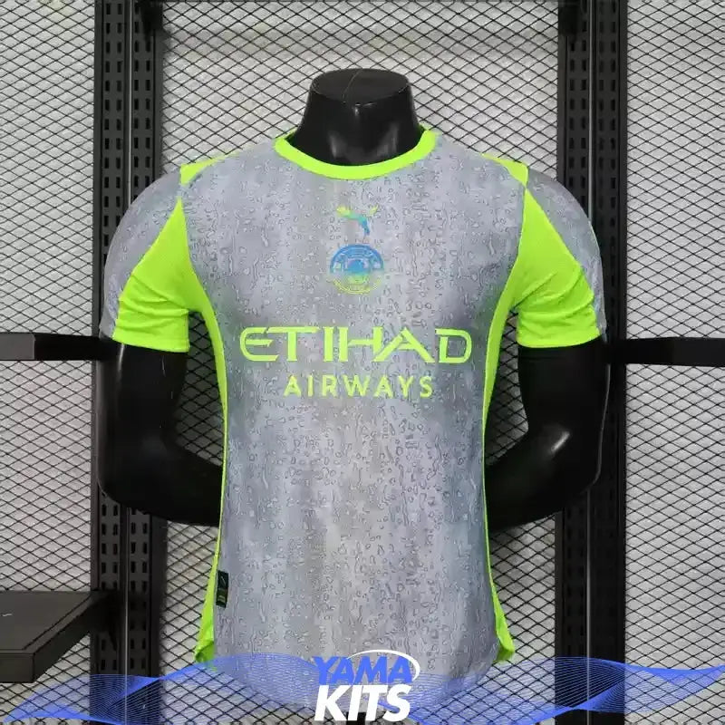 MAILLOT MANCHESTER CITY ÉXTERIEUR 2025/2026 Version Player YamaKits Foot