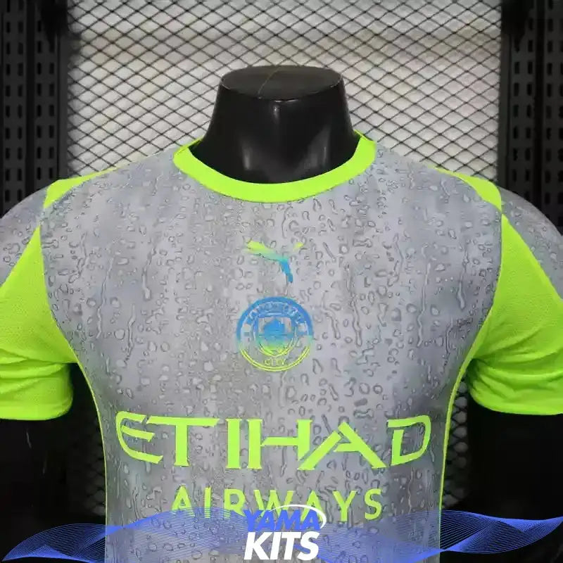 MAILLOT MANCHESTER CITY ÉXTERIEUR 2025/2026 Version Player YamaKits Foot
