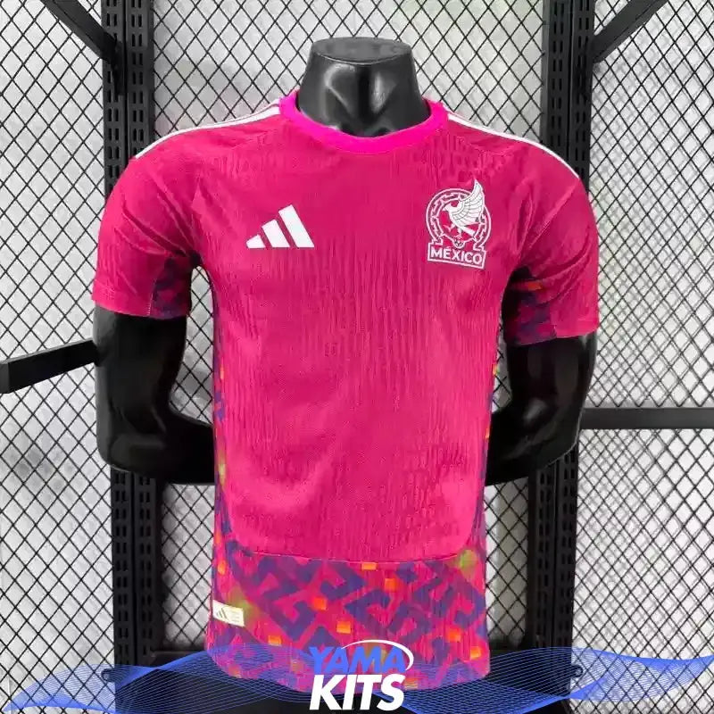 MAILLOT MÉXIQUE GARDIEN "Rose" 2026/2027 Version Player YamaKits Foot