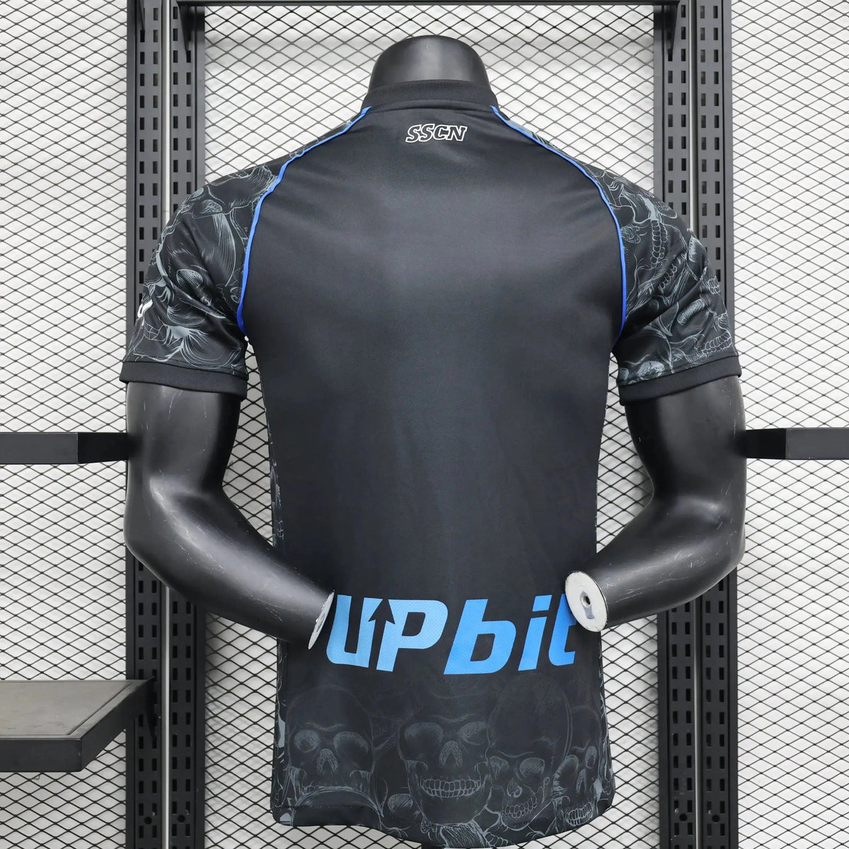MAILLOT NAPOLI CONCEPT "NOIR" 2023/2024 Version Player YamaKits Foot