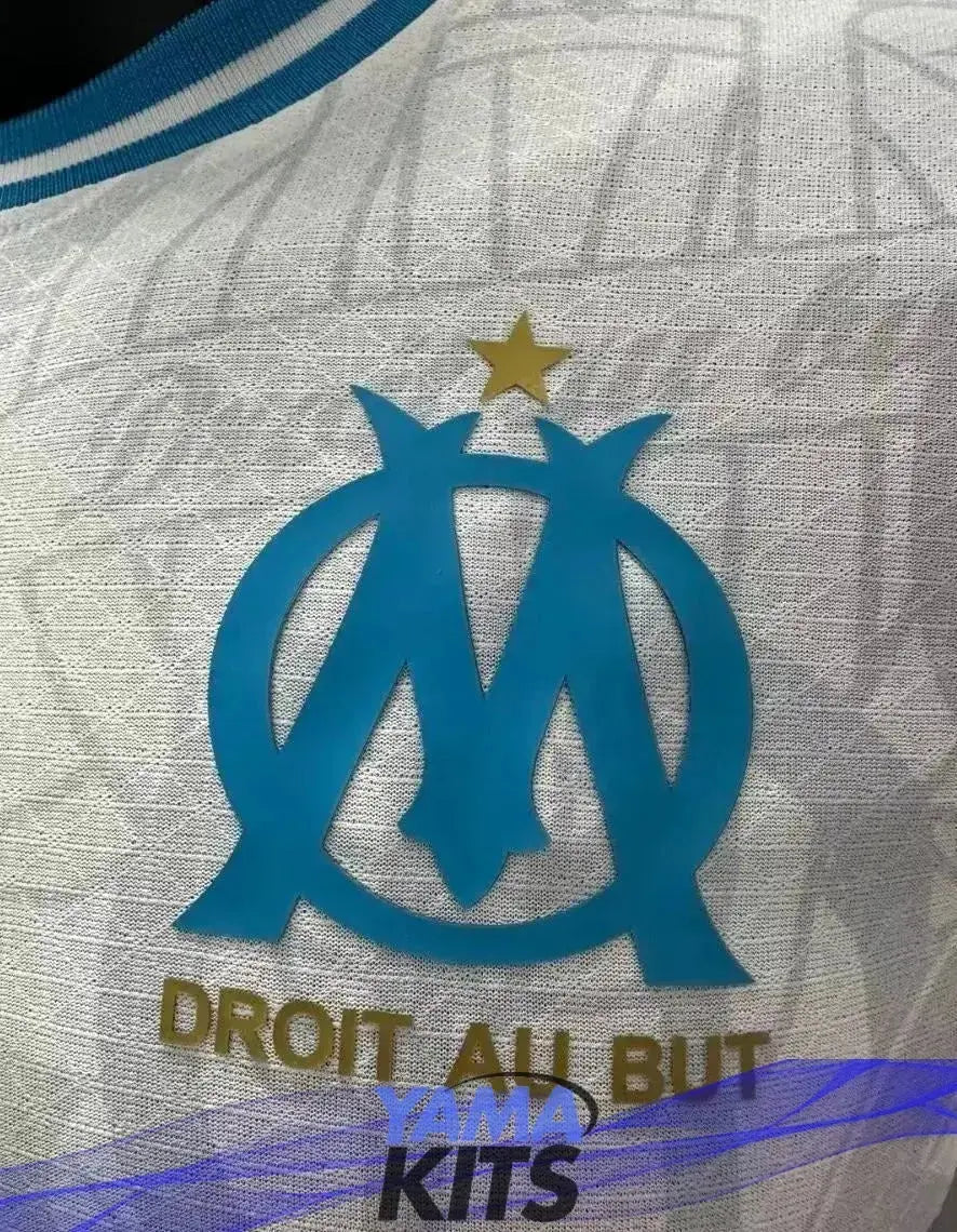 MAILLOT OLYMPIQUE DE MARSEILLE DOMICILE 2024/2025 Version Player YamaKits Foot