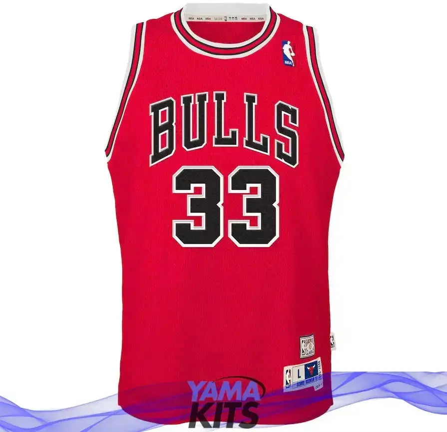 MAILLOT SCOTTIE PIPPEN ROAD SWINGMAN CHIGACO BULLS VINTAGE YamaBasketball