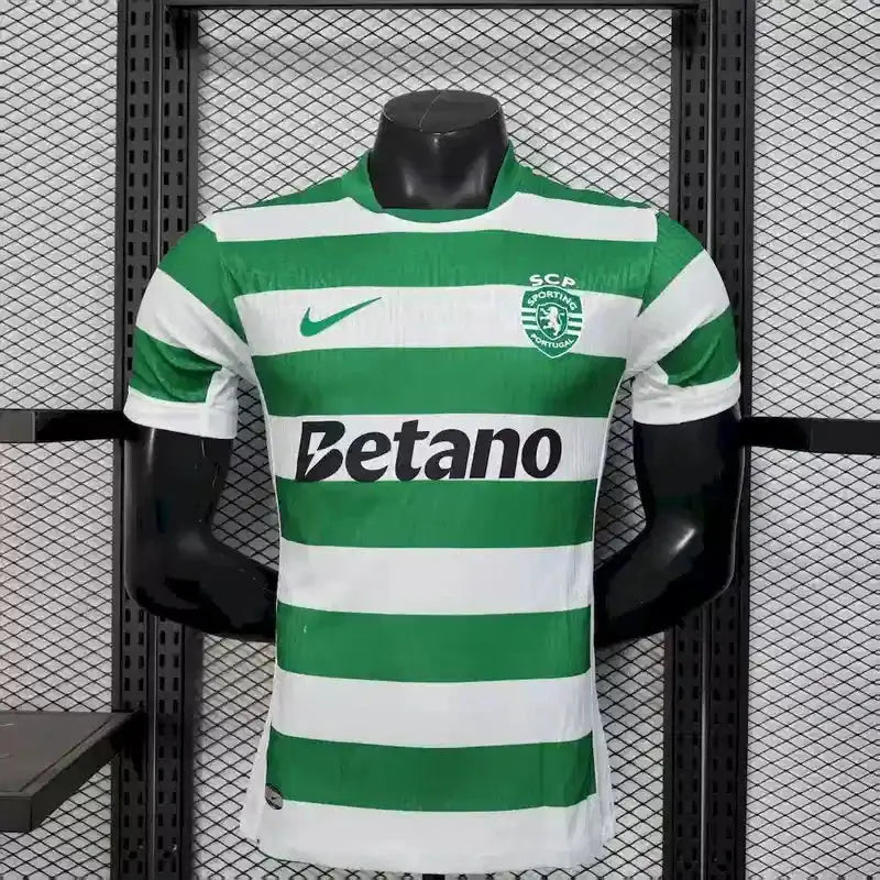 MAILLOT SPORTING LISBONNE DOMICILE 2025/2026 Version Player YamaKits Foot