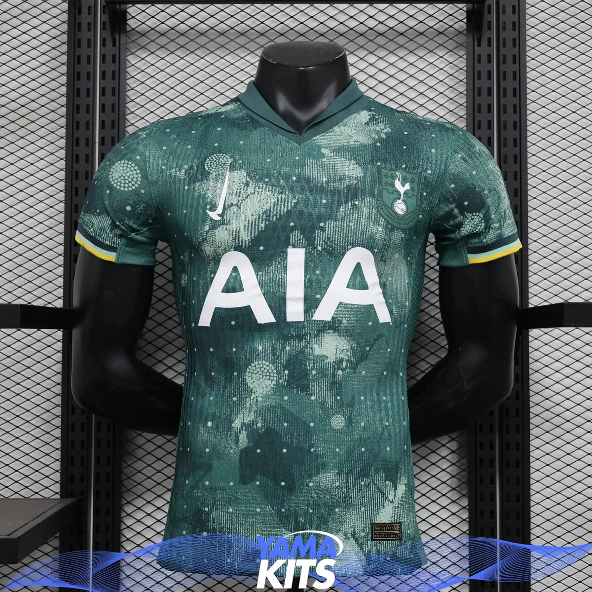 MAILLOT TOTTENHAM HOTSPUR THIRD  "Vert" 2024/2025 Version Player YamaKits Foot
