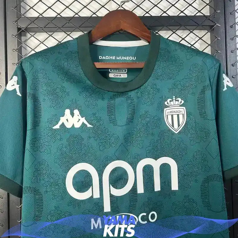 Maillot AC Monaco extérieur '"Vert" 2025/2026 YamaKits Foot