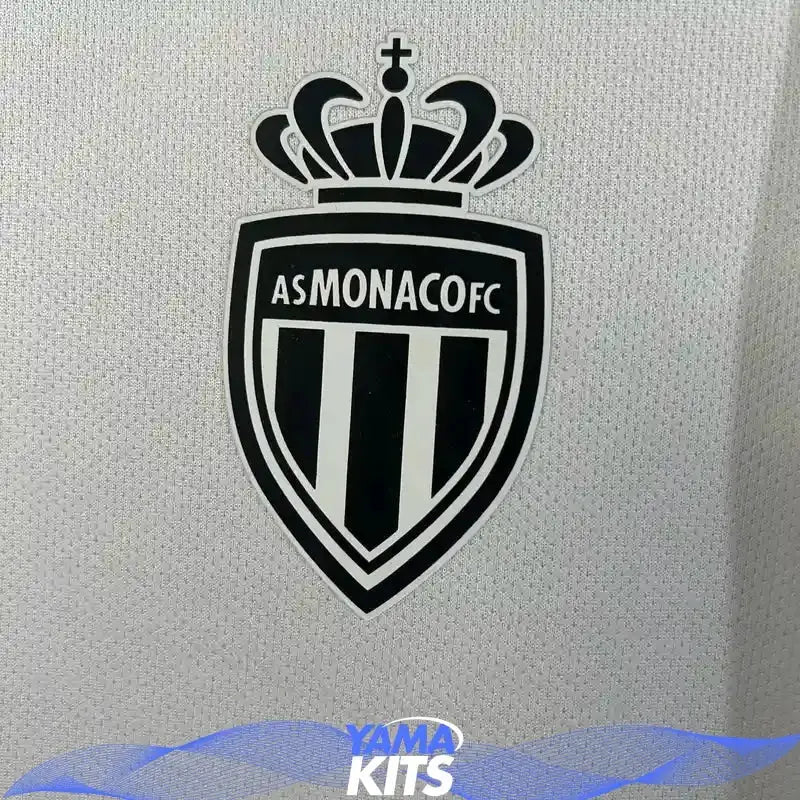Maillot AS Monaco extérieur "Blanc" 2025/2026 YamaKits Foot