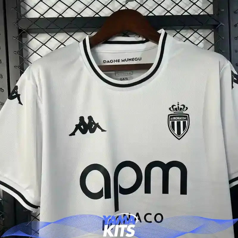 Maillot AS Monaco extérieur "Blanc" 2025/2026 YamaKits Foot