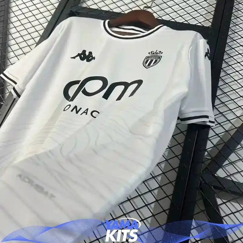 Maillot AS Monaco extérieur "Blanc" 2025/2026 YamaKits Foot