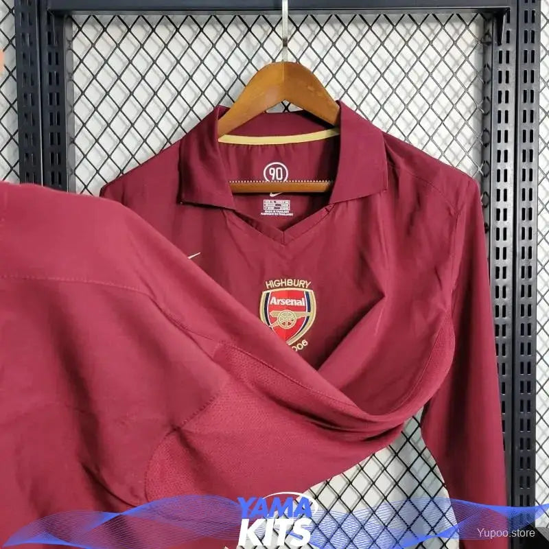 Maillot Arsenal Domicile Manches Longues 2005/2006 Classic Shirtss