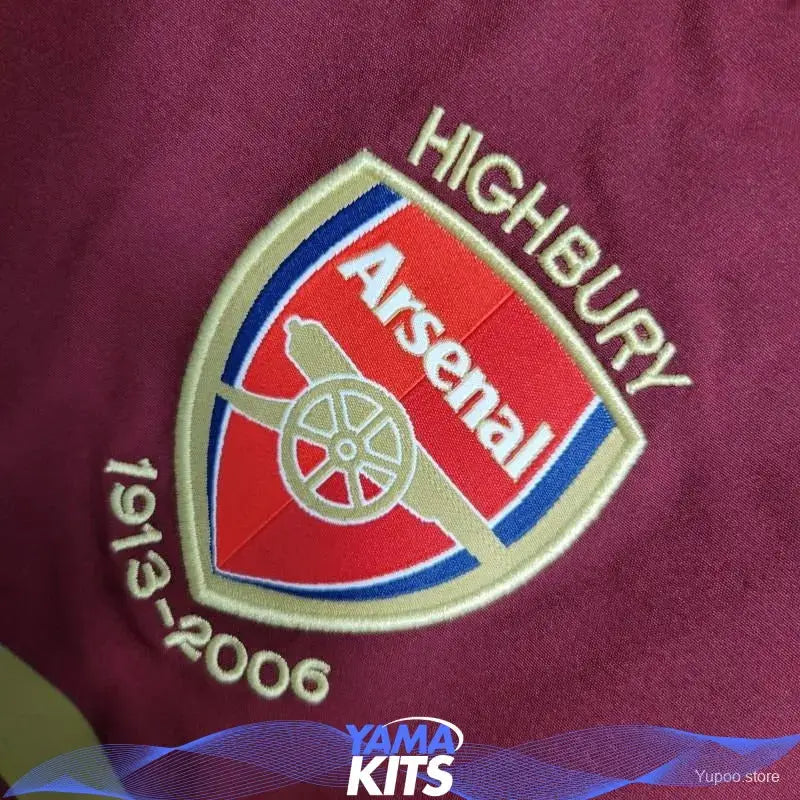 Maillot Arsenal Domicile Manches Longues 2005/2006 Classic Shirtss