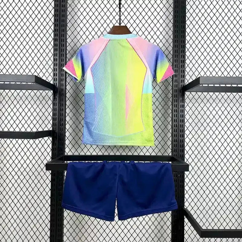 Maillot Barcelone enfant concept "jaune,rose" 2025/2026 YamaKits Foot