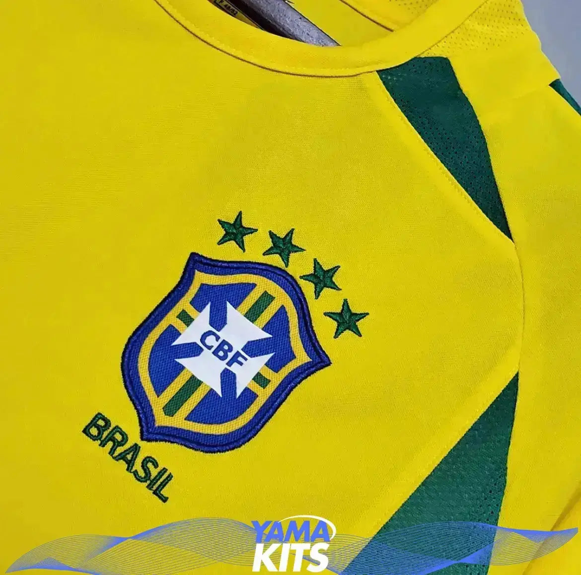 Maillot Brésil Retro "World Cup" 2002 YamaKits Foot