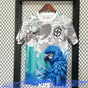 Maillot Brésil concept "Perroquet" bleu 2025/2026