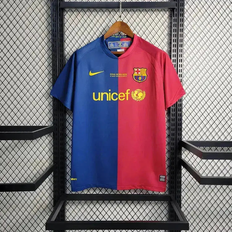 Maillot FC Barcelone RETRO domicile 2008/2009 YamaKits Foot