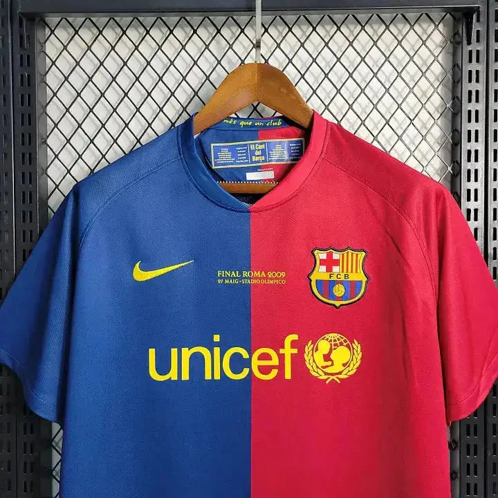 Maillot FC Barcelone RETRO domicile 2008/2009 YamaKits Foot