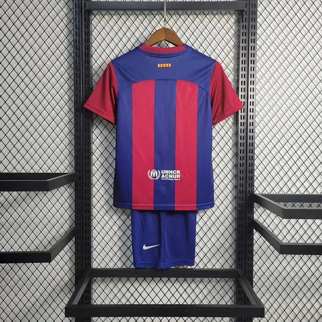 Maillot FC Barcelone enfant Domicile 2023/2024 YamaKits Foot