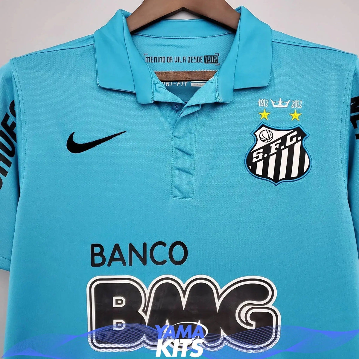 Maillot FC Santos Retro "Bleu" 2012/2013 YamaKits Foot