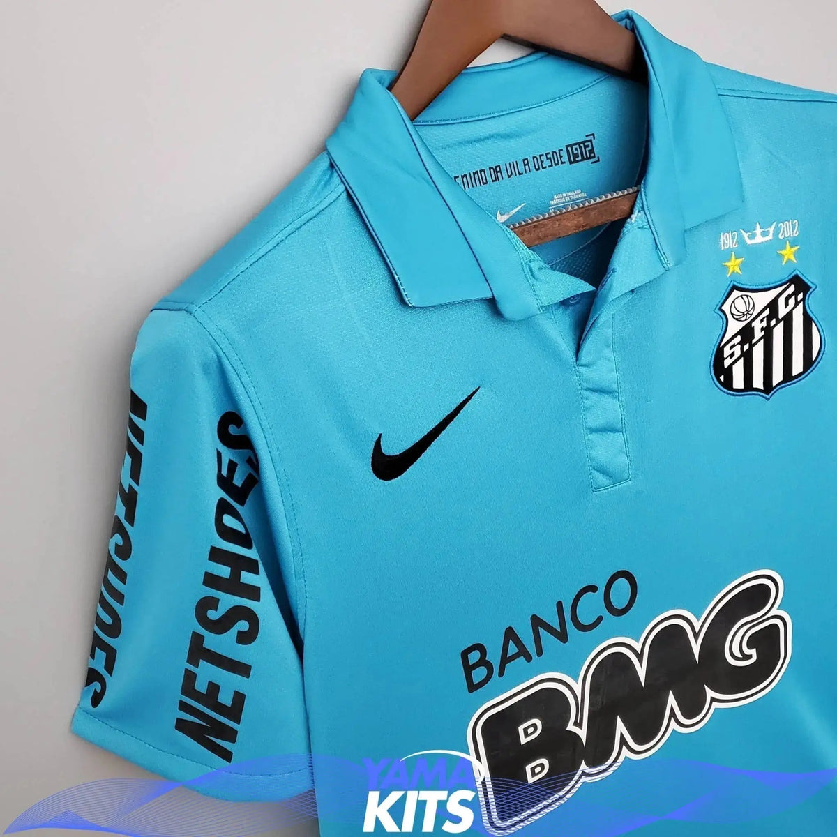 Maillot FC Santos Retro "Bleu" 2012/2013 YamaKits Foot