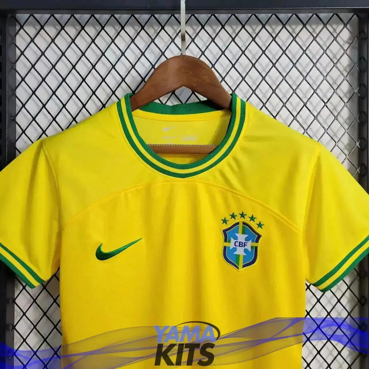 Maillot Femme Brésil/Brazil Concept "Jaune" 2022/2023 YamaKits Foot