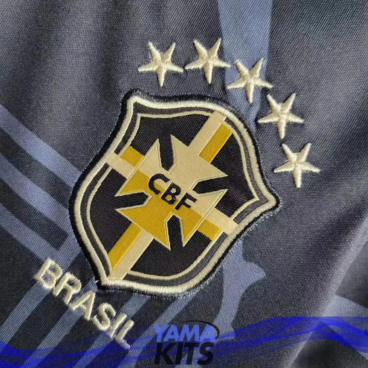 Maillot Femme Brésil Concept « CAPTUS Noir » 2023/2024 YamaKits Foot