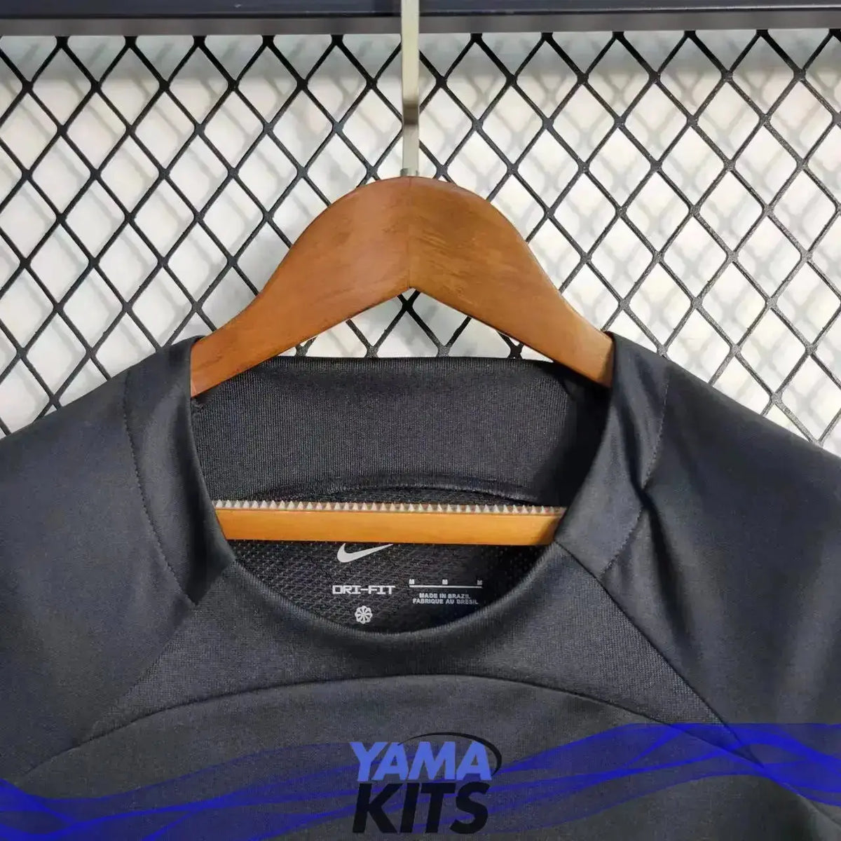 Maillot Femme Corinthians Entrainement "Noir" 2022/2023 YamaKits Foot