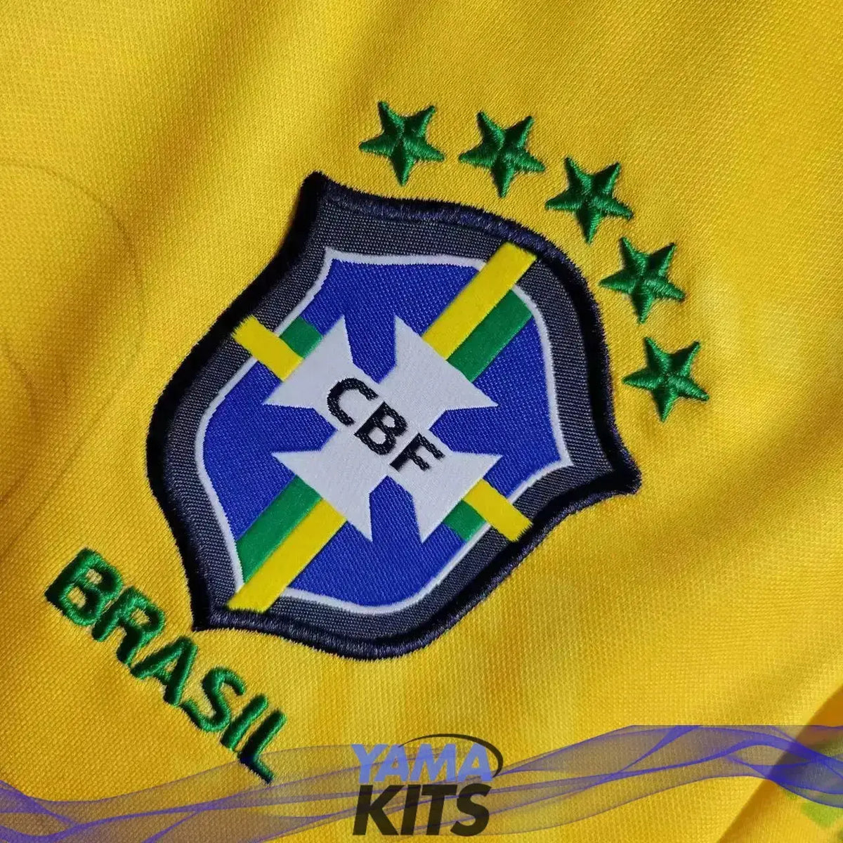 Maillot Femme du Brésil/Brazil Concept Jaune « Christ rédempteur » YamaKits Foot